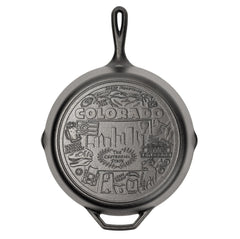American Road Trip: 12 Inch Seasoned Cast Iron Skillet, Colorado